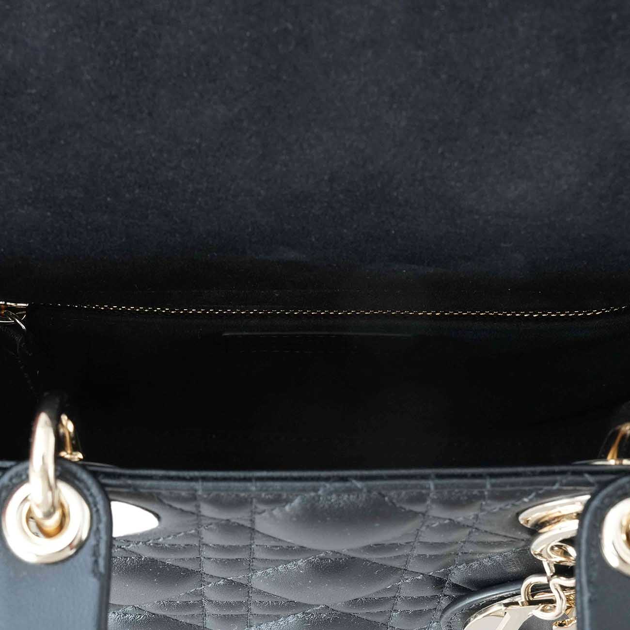 CHRISTIAN DIOR(USED)크리스찬디올 램스킨 레이디디올 스몰 MY ABC